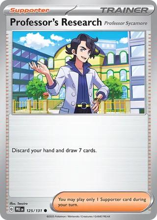 Professor's Research 125/131 - Prismatic Evolutions
