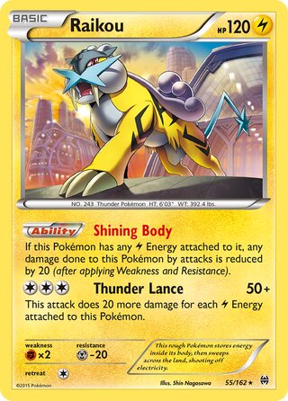 Raikou 55/162 - BREAKthrough