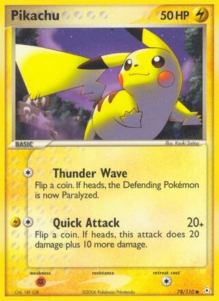 Pikachu 78/110 - Holon Phantoms