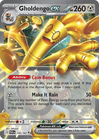 Gholdengo ex 139/182 - Paradox Rift