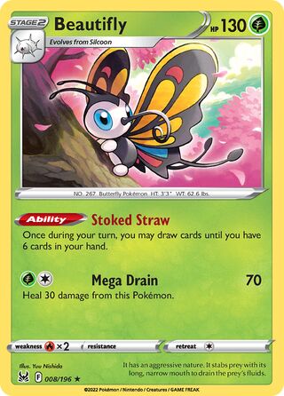 Beautifly 008/196 - Lost Origin