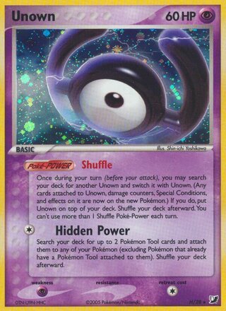 Unown H/28 - Unseen Forces
