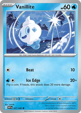 Vanillite White Flare 027/086
