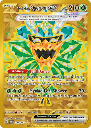 Teal Mask Ogerpon ex 221/167 - Twilight Masquerade