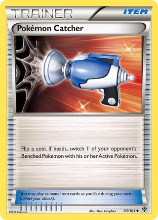 Pokémon Catcher 83/101 - Plasma Blast