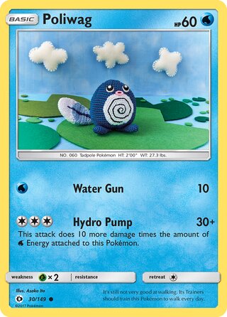 Poliwag 30/149 - Sun & Moon Base