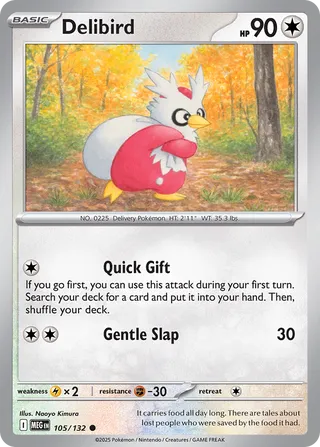 Delibird 105/132 - Mega Evolution Base