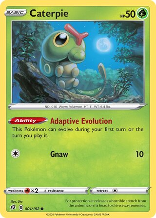 Caterpie 001/192 - Rebel Clash