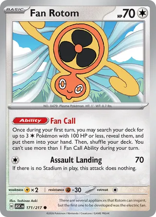 Fan Rotom 171/217 - Ascended Heroes