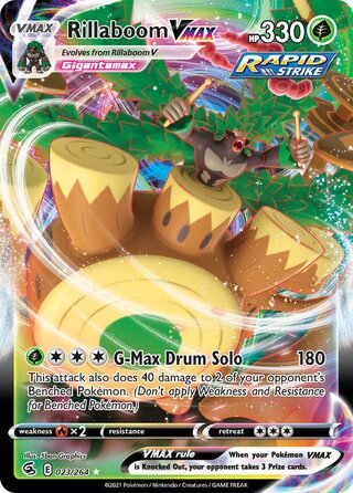 Rillaboom VMAX 023/264 - Fusion Strike
