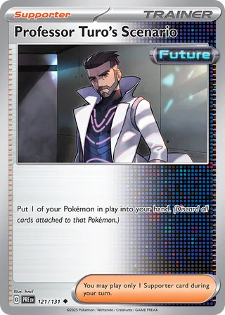 Professor Turo's Scenario 121/131 - Prismatic Evolutions