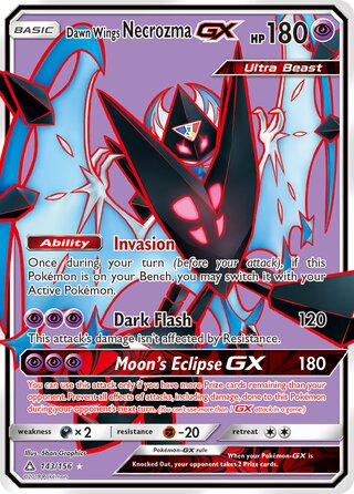 Dawn Wings Necrozma-GX 143/156 - Ultra Prism