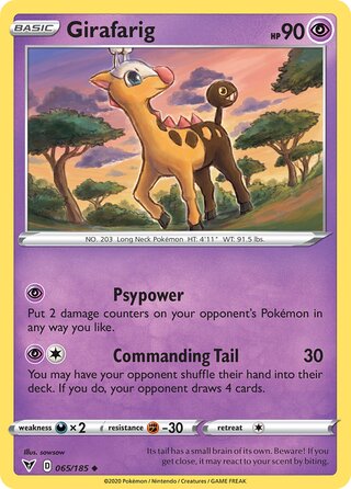 Girafarig 065/185 - Vivid Voltage