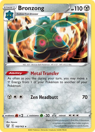 Bronzong 102/163 - Battle Styles