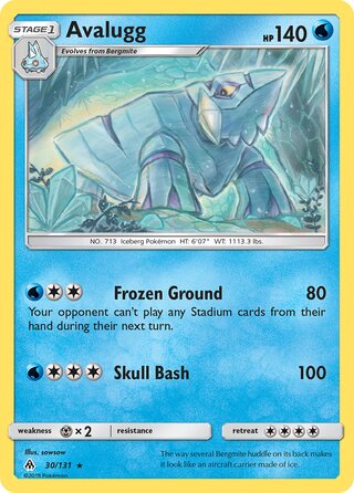 Avalugg 30/131 - Forbidden Light