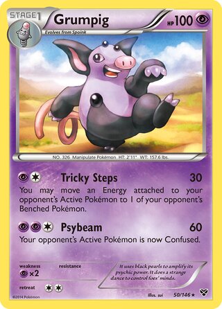 Grumpig 50/146 - XY Base