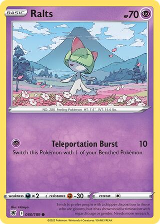 Ralts 060/189 - Astral Radiance