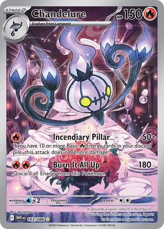 Chandelure 103/086 - White Flare