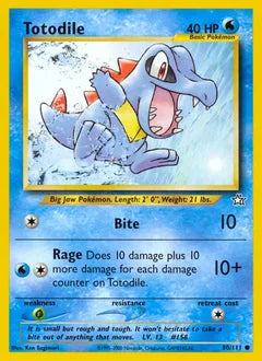 Totodile 80/111 - Neo Genesis