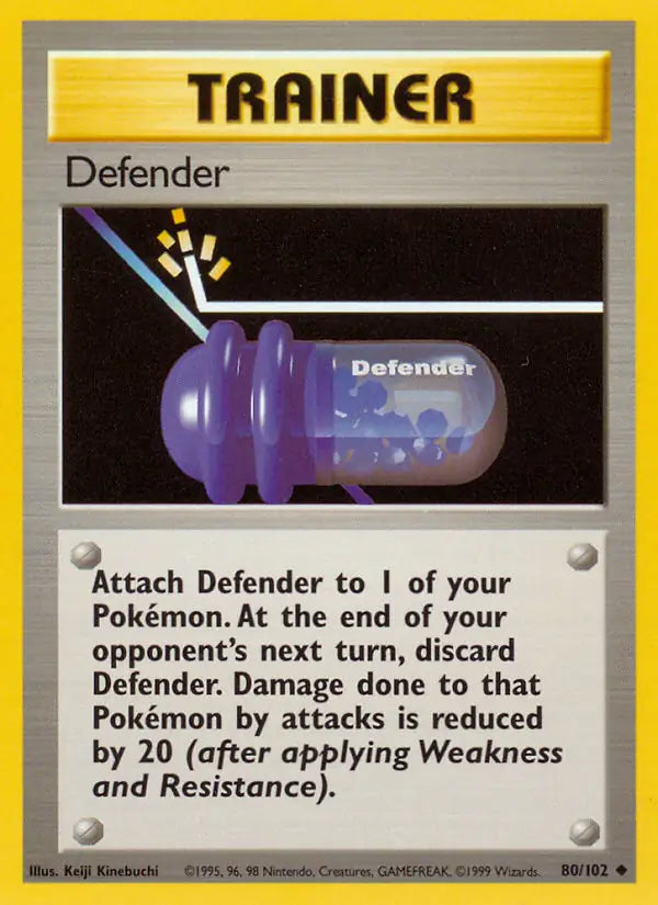 Defender 80/102 - Base Set (1st Edition)