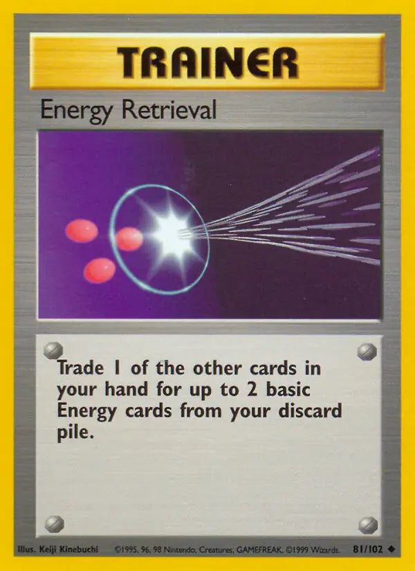 Energy Retrieval 81/102 - Base Set