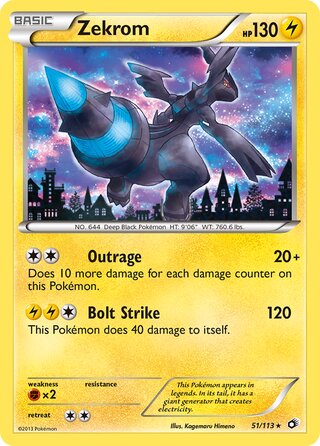 Zekrom 51/113 - Legendary Treasures