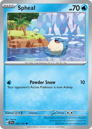 Spheal 043/191 - Surging Sparks