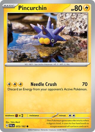 Pincurchin 072/193 - Paldea Evolved