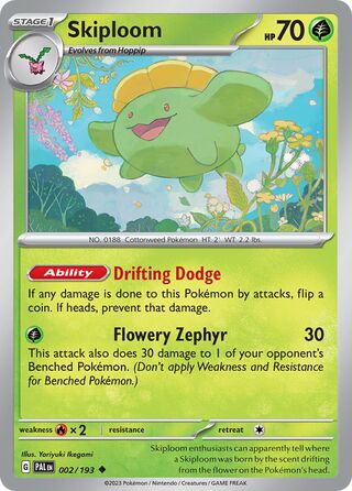 Skiploom 002/193 - Paldea Evolved