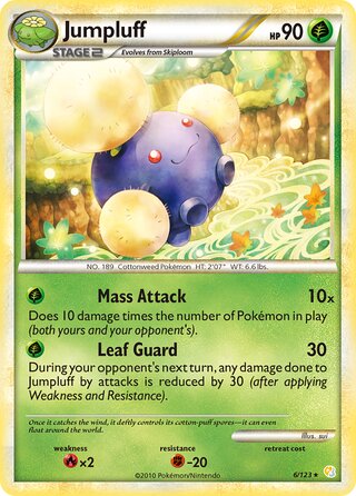 Jumpluff 6/123 - HeartGold & SoulSilver