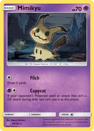 Mimikyu 58/145 - Guardians Rising
