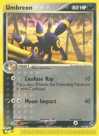 Umbreon 24/100 - Sandstorm - MP - front