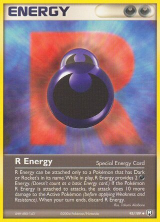R Energy 95/109 - Team Rocket Returns