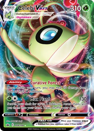 Celebi VMAX 008/198 - Chilling Reign