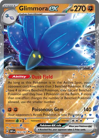Glimmora ex 123/197 - Obsidian Flames
