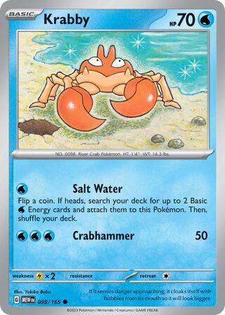 Krabby 098/165 - Scarlet & Violet 151