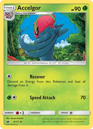 Accelgor 9/111 - Crimson Invasion
