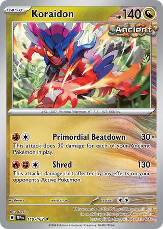 Koraidon 119/162 - Temporal Forces