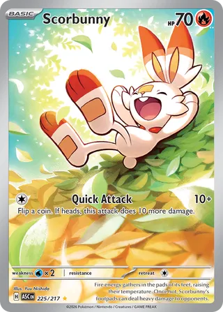 Scorbunny 225/217 - Ascended Heroes