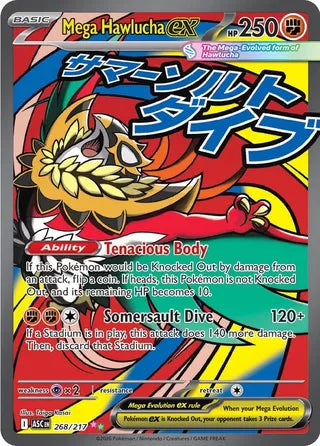 Mega Hawlucha ex 268/217 - Ascended Heroes