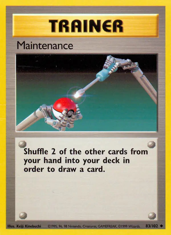 Maintenance 83/102 - Base Set