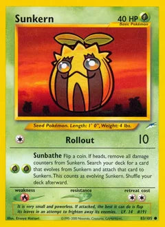 Sunkern 83/105 - Neo Destiny