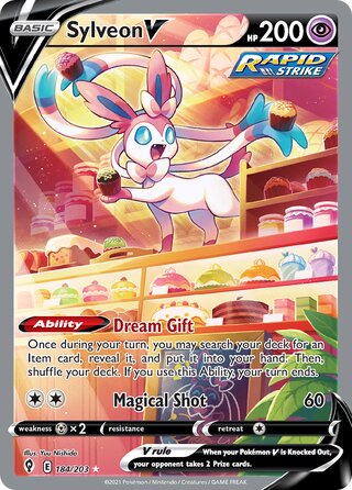 Sylveon V 184/203 - Evolving Skies