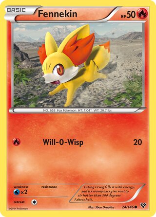 Fennekin 24/146 - XY Base