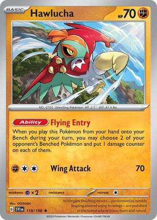 Hawlucha 118/198 - Scarlet & Violet Base