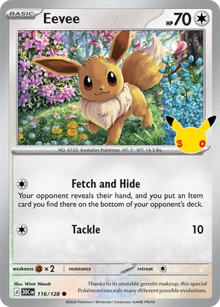 Eevee 116/128 - 30th Celebration