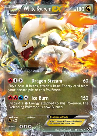 White Kyurem-EX 101/113 - Legendary Treasures