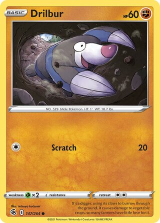 Drilbur 147/264 - Fusion Strike