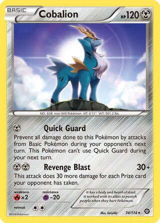 Cobalion 74/114 - Steam Siege