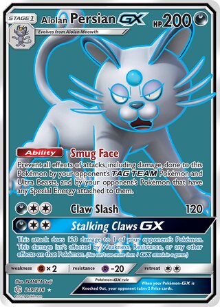 Alolan Persian-GX 219/236 - Cosmic Eclipse